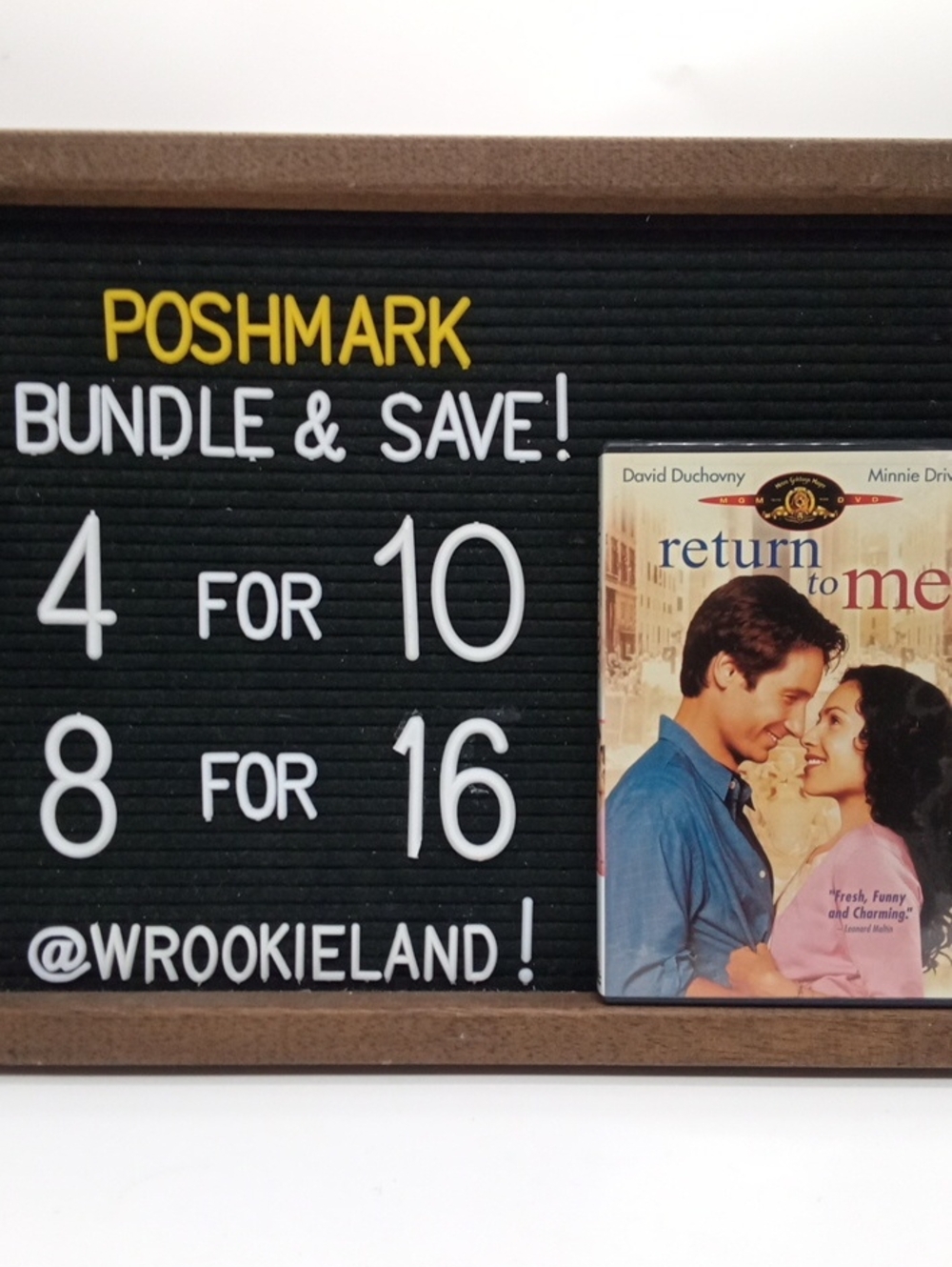 Return To Me DVD#J14